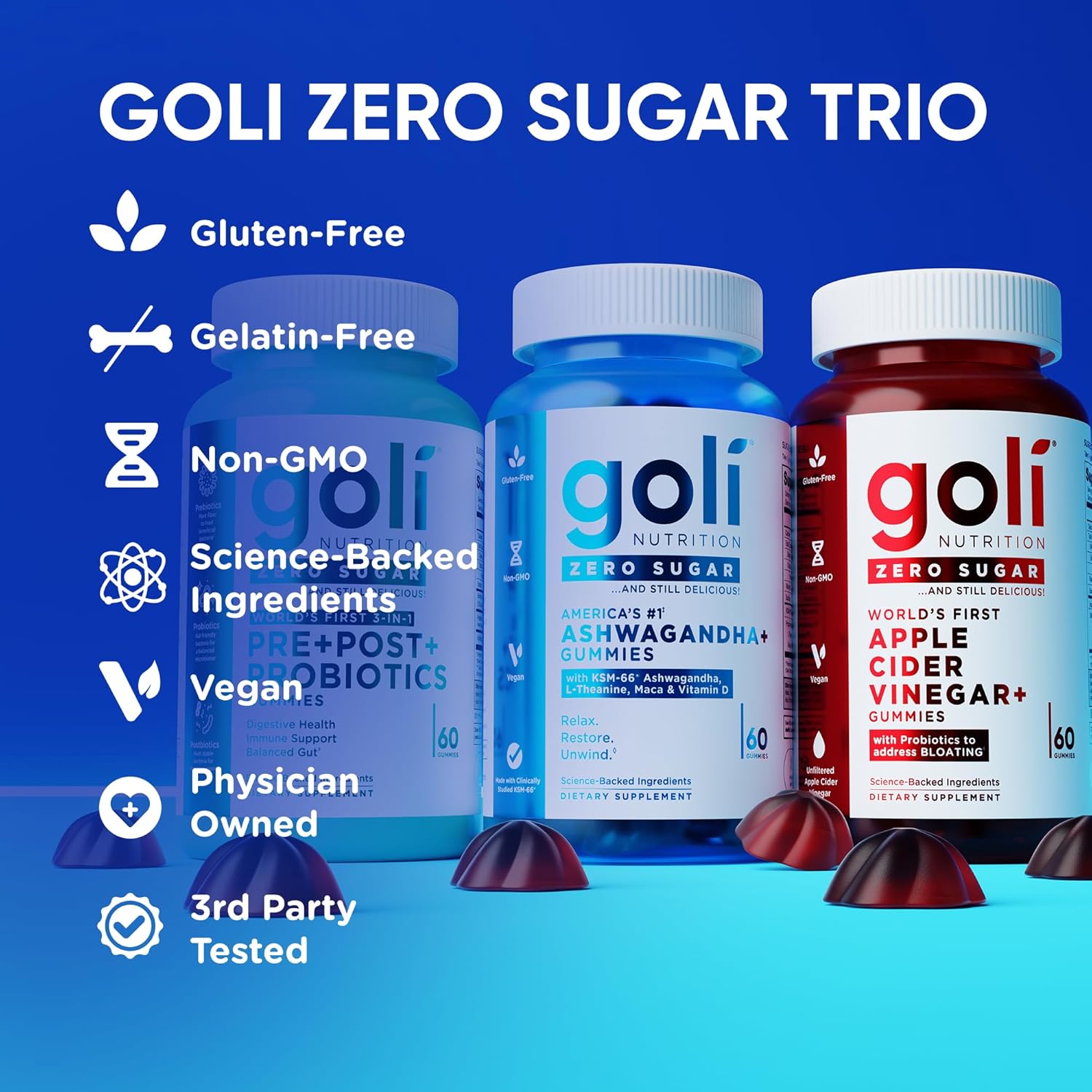 Goli Zero Sugar Gummies