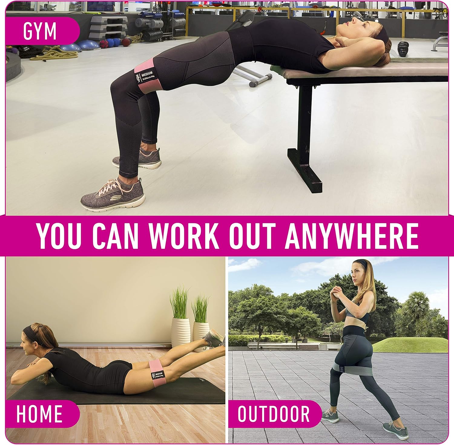 Ultimate Booty Resistance Bands Set