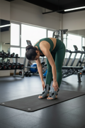 Gray Foot Splint - Forest Green Outfit