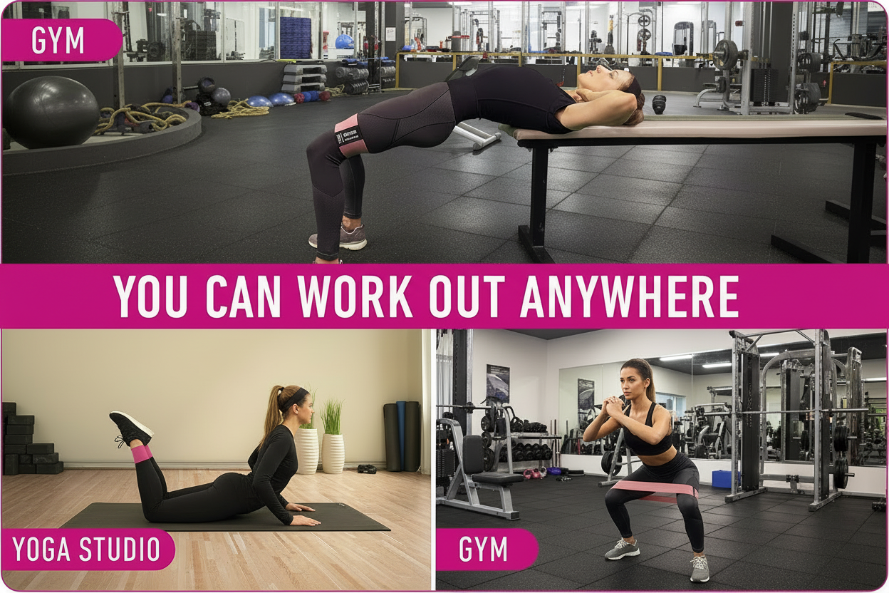 You Can Work Out Anywhere - New Gym Top Panel